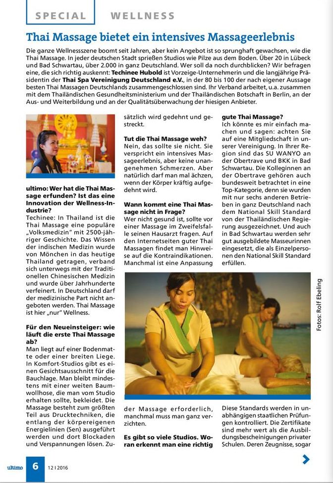 Interview Thai Massage mit Techinee Hubold Stadtmagazin Ultimo 1